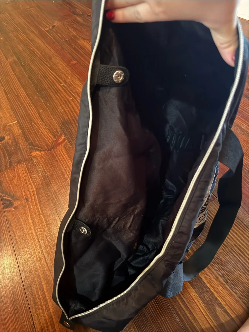 Victoria's Secret Fashion Show 2014 Black Tote with Heart Logo